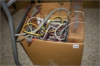 Spa Electrical panel; electrical wires