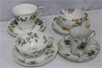 Porcelain Teacups: Nippon, Limoges +
