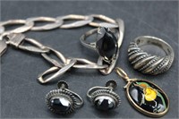 Collection Sterling/Hematite Jewelry