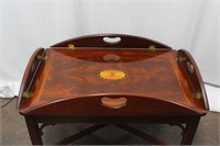 Hekman Furniture Inlaid Asian Butler Table