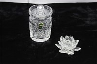 Waterford Crystal Jar & Swarvoski Candleholder