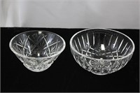 Two Diminutive Waterford Crystal Bowls