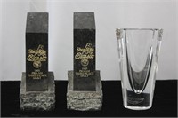 90s ShopRite LPGA Classic Stone & Crystal Trophies