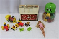 1960s Fisher Price Farm & Mattel Barbie +