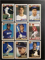 LOT OF (89) 1991 TOPPS BASEBALL CARDS W/ ROOKIES &