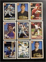 LOT OF (89) 1991 TOPPS BASEBALL CARDS W/ ROOKIES &