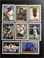 LOT OF (70) 1992 TOPPS BASEBALL CARDS W/ DRAFT PIC