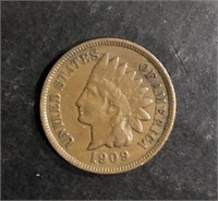 1909 INDIAN HEAD ONE CENT PENNY