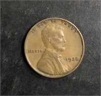 1936 LINCOLN HEAD WHEAT BACK PENNY