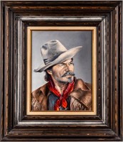 Art Cowboy Portrait by Jack Bryant Sr