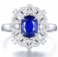 1.8ct Sri Lankan Sapphire Ring 18k
