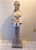 [L] Diana Bust on Pedestal