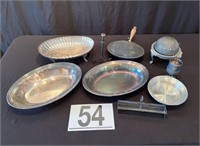 [B2] Mixed Silverplate and Pewter Lot