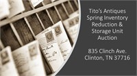 Tito's Antique Inventory Reduction & Storage Unit Auction