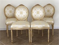 Four Louis XVI Style Side Chairs