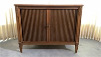 French Provincial Style Cabinet With Television