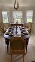 Mahogany Dining Table W/ Gilt Metal Mounts