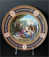 "Tanored von Hermine" Royal Vienna Porcelain Plate