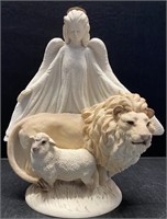 ANGEL WITH LION AND LAMB