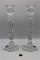 Pr. Waterford "Bethany" Crystal Candlesticks