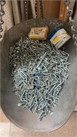 18 lbs of misc slotted flat head screws