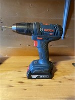 Bosch 18V Cordless Drill w/ Battery & Charger,