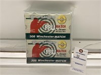 4 Boxes PPU 308-Winchester Match Cartridges