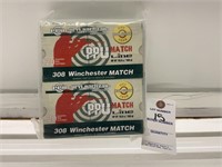 4 Boxes PPU 398 Winchester Match Cartridges
