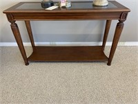 Riverside Sofa Table w/ Etched Glass Top