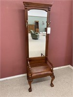 Pulaski Victorian Hall Tree with Mirror & Seat