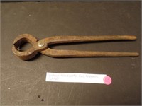 Vintage Blacksmith End Nippers Cutter