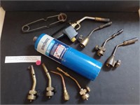 Propane Torch Ends/Nozzles & Partially Used Canist