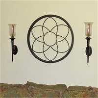 WALL DECO & 2 SCONCE