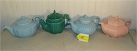 GROUP OF 4 VINTAGE TEAPOTS