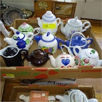 GROUP OF MISC TEAPOTS
