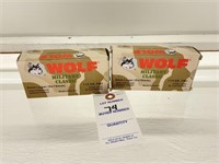 2 Boxes of Wolf Military Classic 9mm Luger