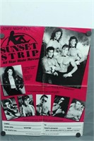 80s Sunset Strip Male Dancers  Advertising Poster