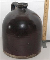 2 gal. brown stoneware jug w/pour spout