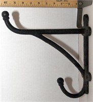 Heavy duty iron harness hook,  10.5"
