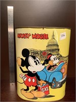 Mickey Mouse vintage trash can