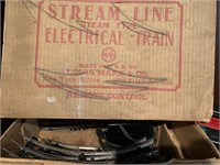 vintage Steam type electrical train with remote