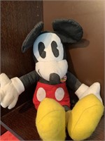 Vintage Mickey stuffed (felt) with ears 20 inches