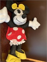 Minnie vintage stuffed (felt) with ears 21 inches