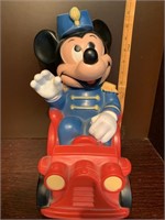 Mickey plastic bank 12 inches tall