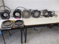 Six Assorted Stage Lights
