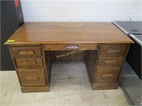 Wooden 7 Drawer Desk