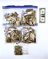 About 174 rounds of .7mm Mag new brass casings,