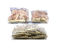 3 Bag lots of brass casings, all new including