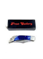 Frost Cutlery 14-127BLPB lock back knife with