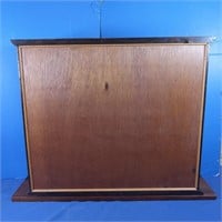Antique Display Case w/Key-26x7x23"